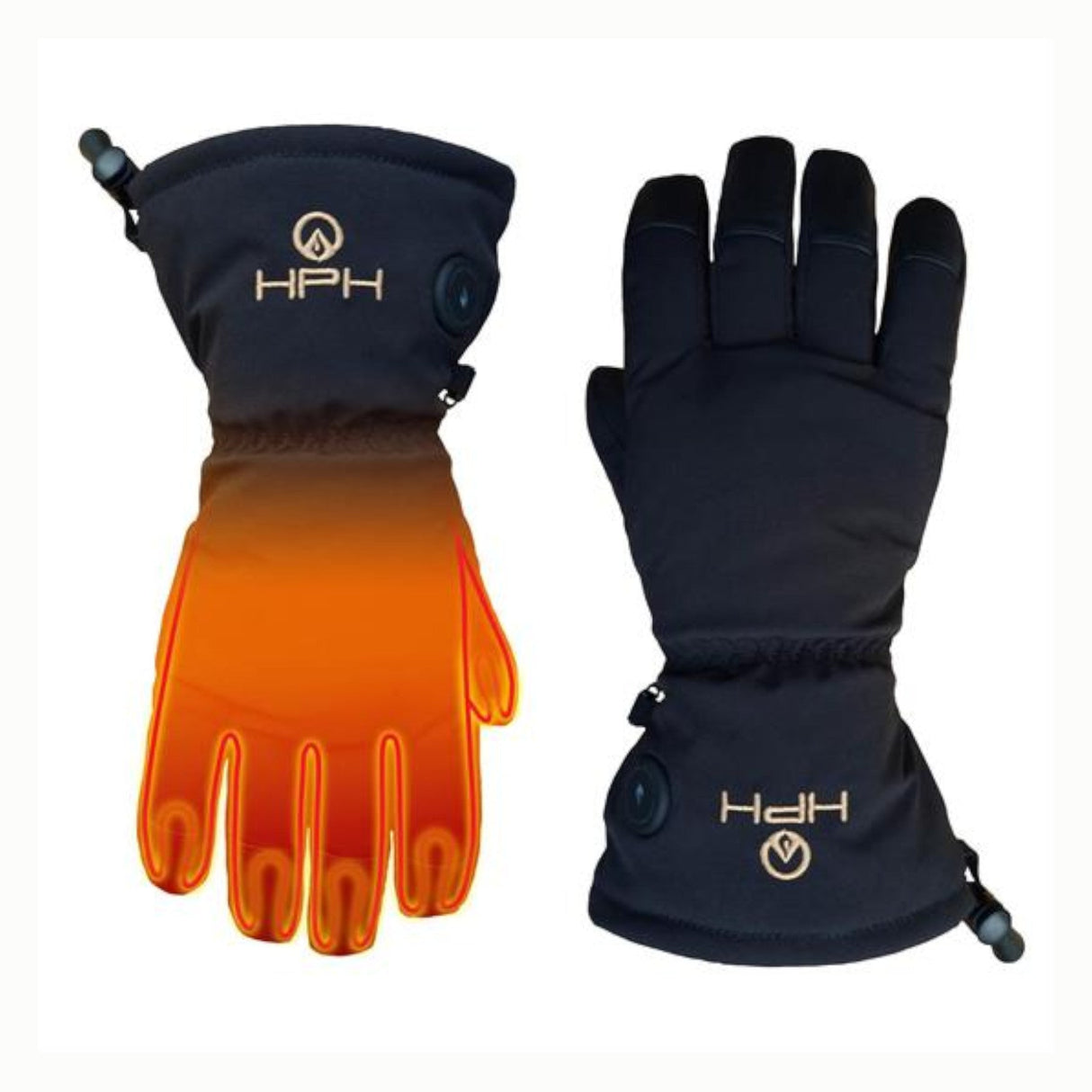 Happyhot Hafjell Varmehandsker - Unisex - Sort
