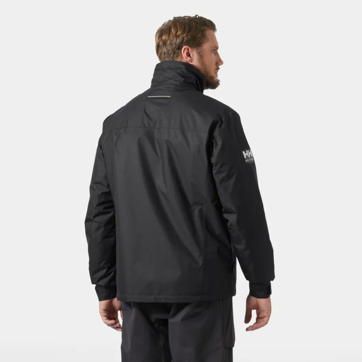 Helly Hansen Crew Hooded Pile Jakke - Herre - Sort