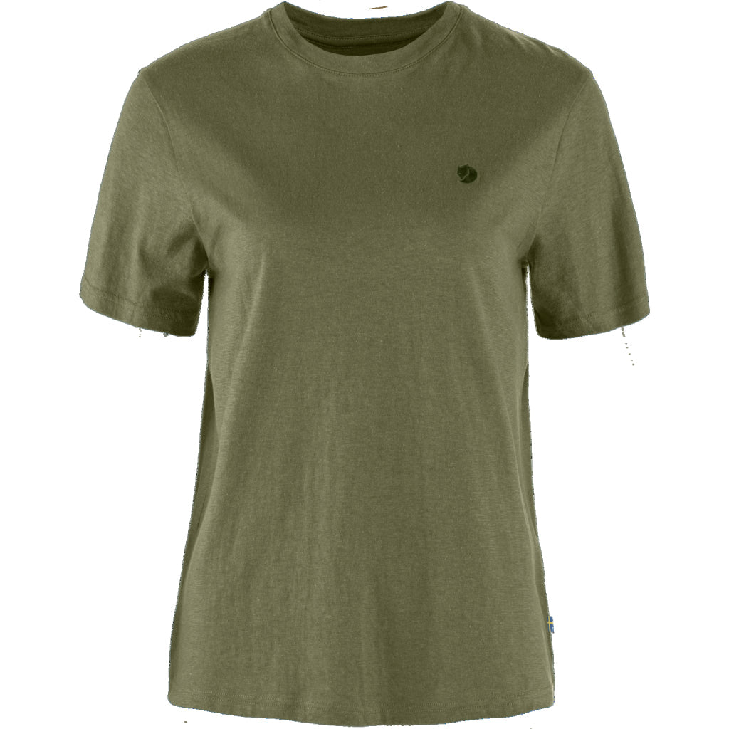Fjällräven Hemp Blend T-Shirt W - Dame - Laurel Green