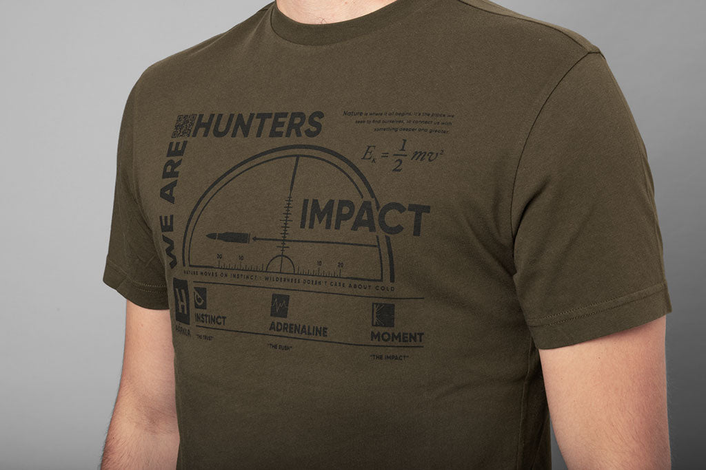 Härkila Impact S/S T-Shirt - Herre - Willow Green