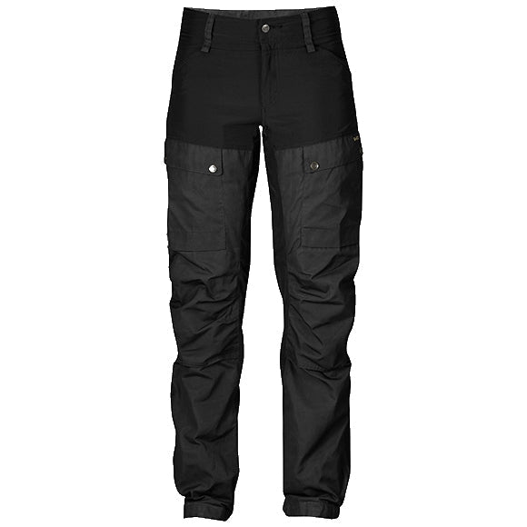 Fjällräven Keb Trousers W - Short - Damebukser - Sort