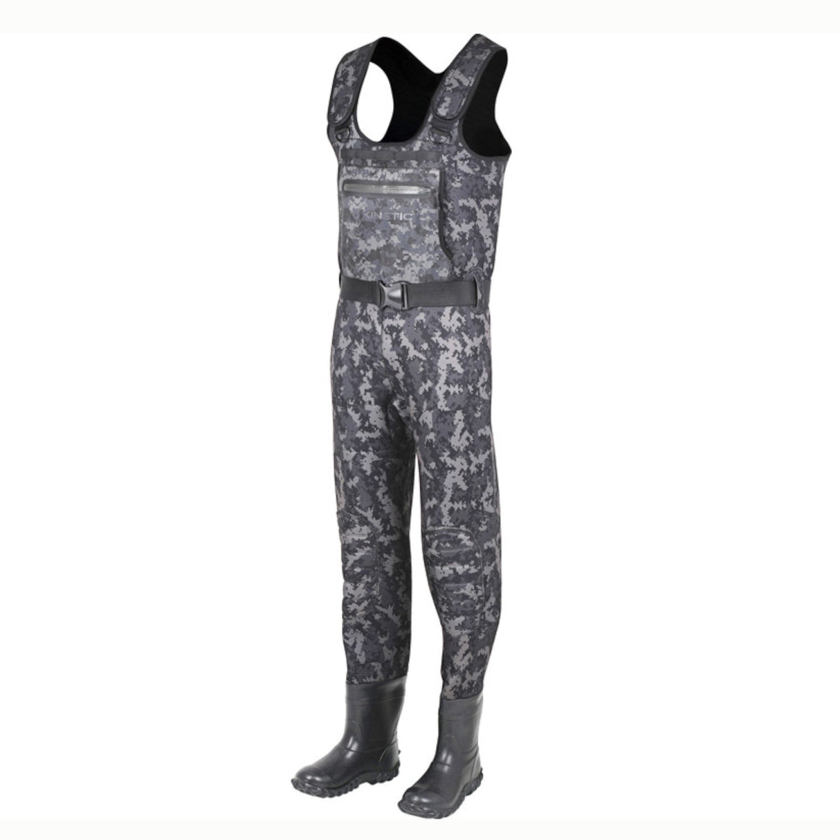 Kinetic NeoRush Bootfoot Neoprenwaders - Profilsål - Grey Camo