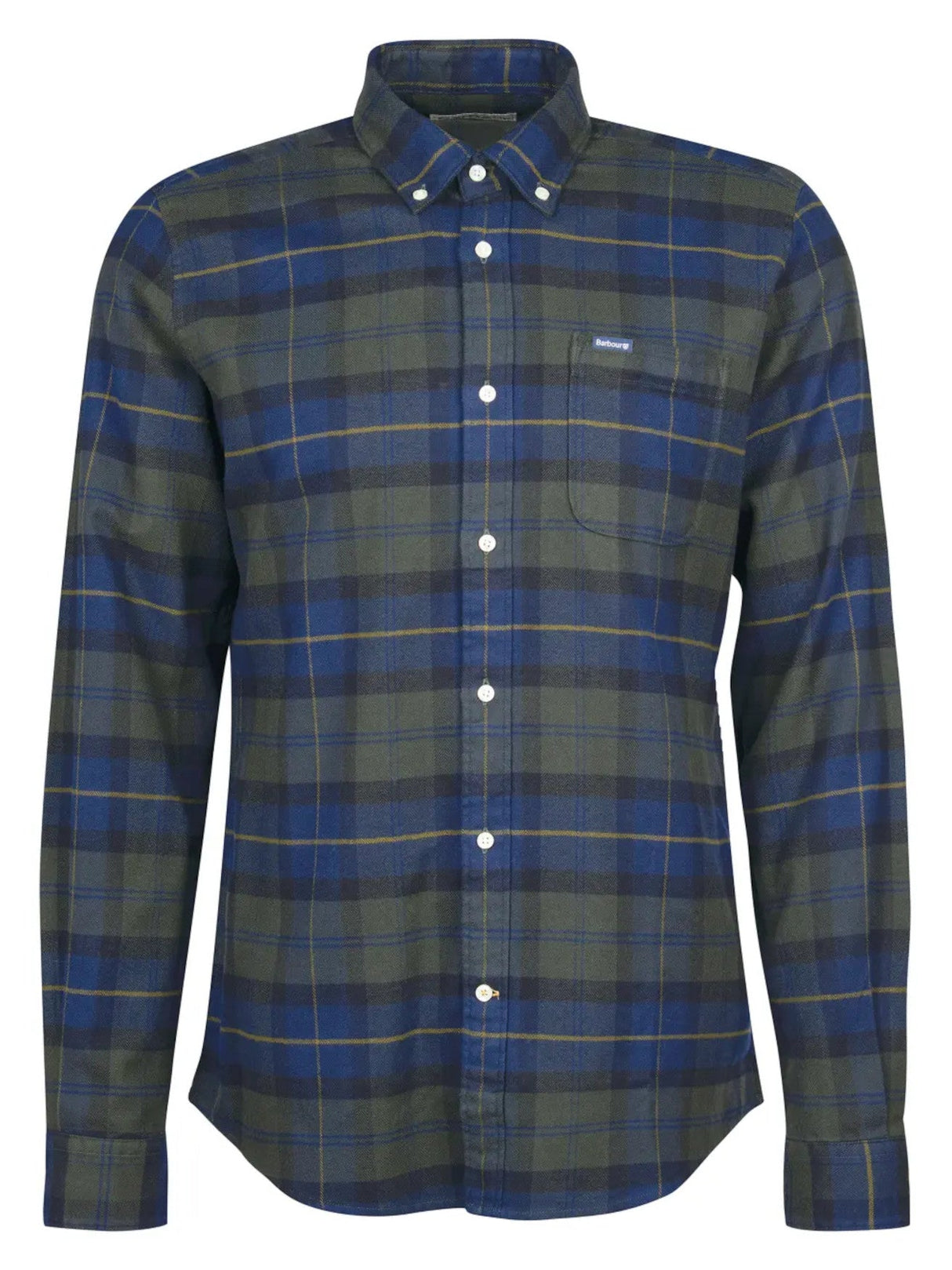 Barbour Kyeloch Tailored Fit - Herreskjorte - Olive Night