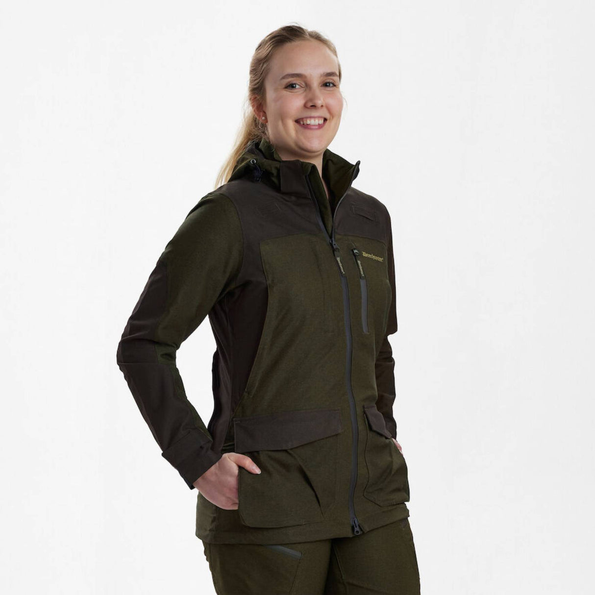Deerhunter Lady Chasse Jakke - Dame - Olive Night melange