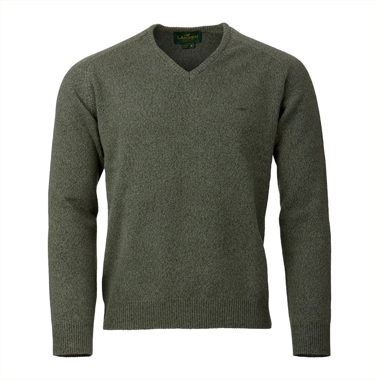 Laksen Trent V-Neck Strik - Herre - Forest