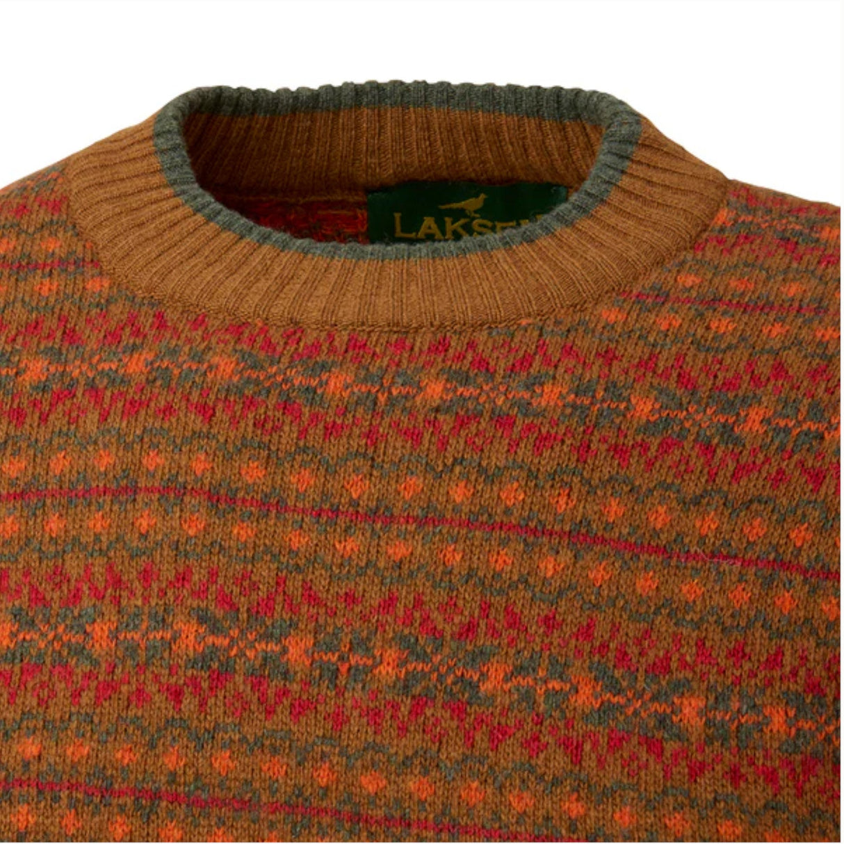 Laksen Voss Jacquard Strik - Herre