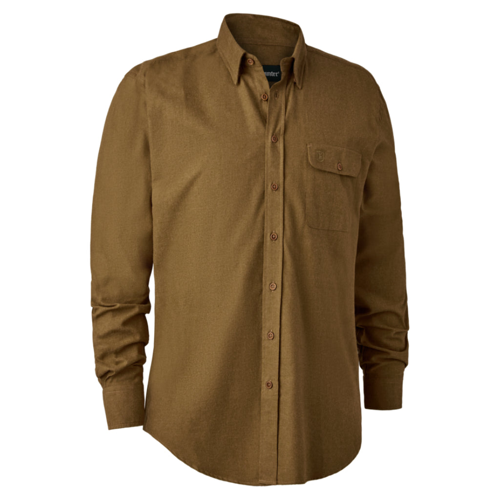 Deerhunter Liam Skjorte - Herre - Ocher Brown