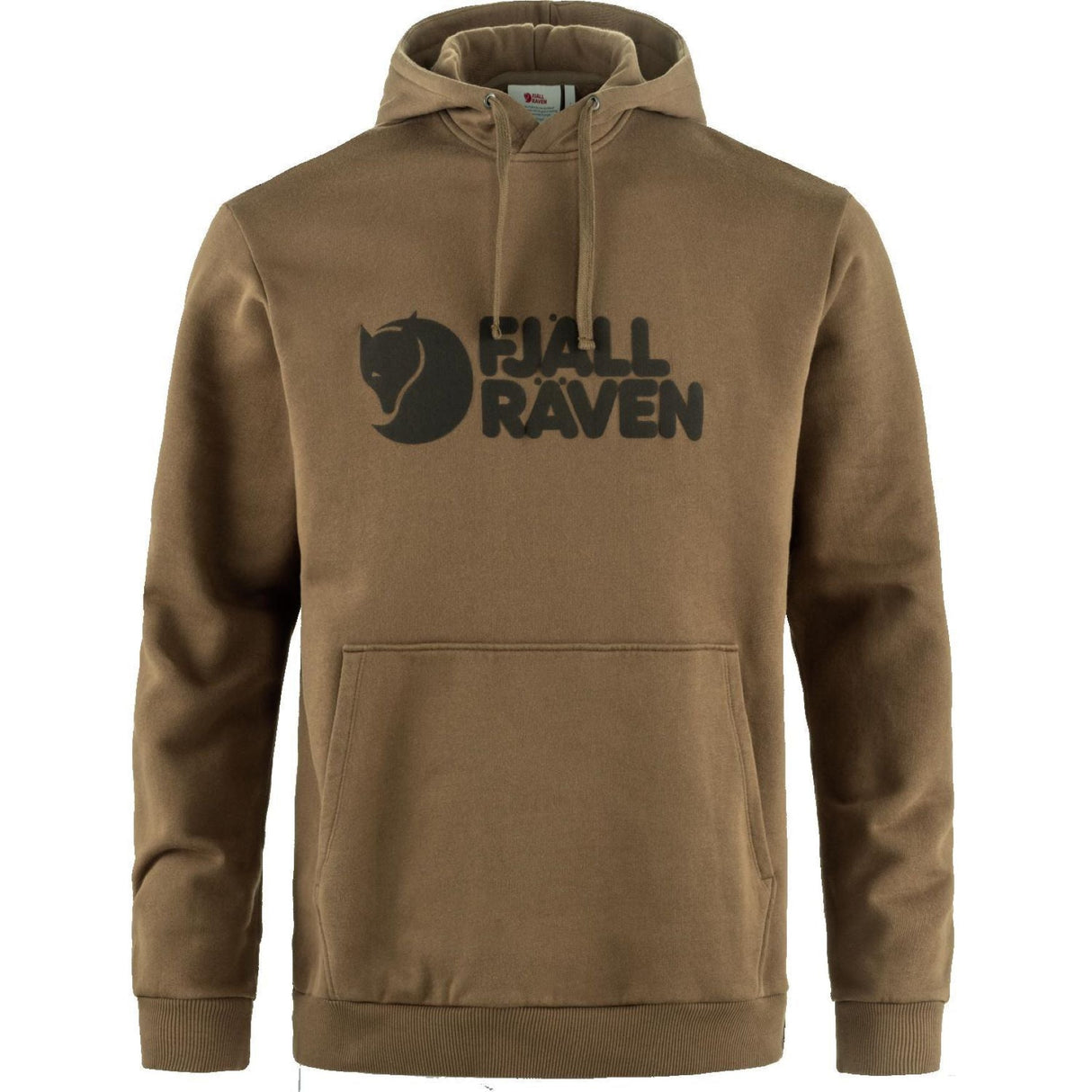 Fjällräven Logo Hoodie - Herre - Wood Brown