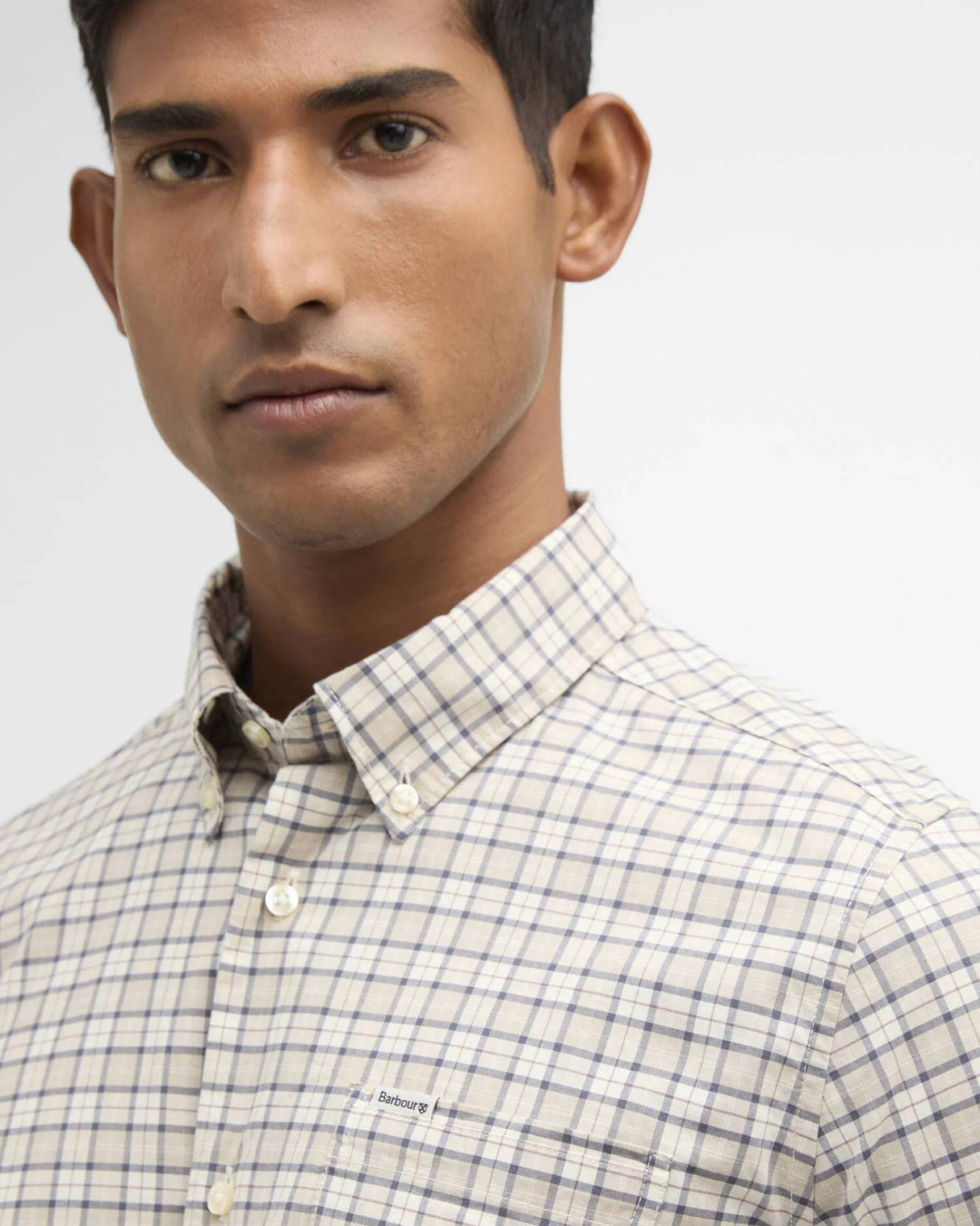 Barbour Lomond Tailored Skjorte - Herre - Oban Mist Tartan
