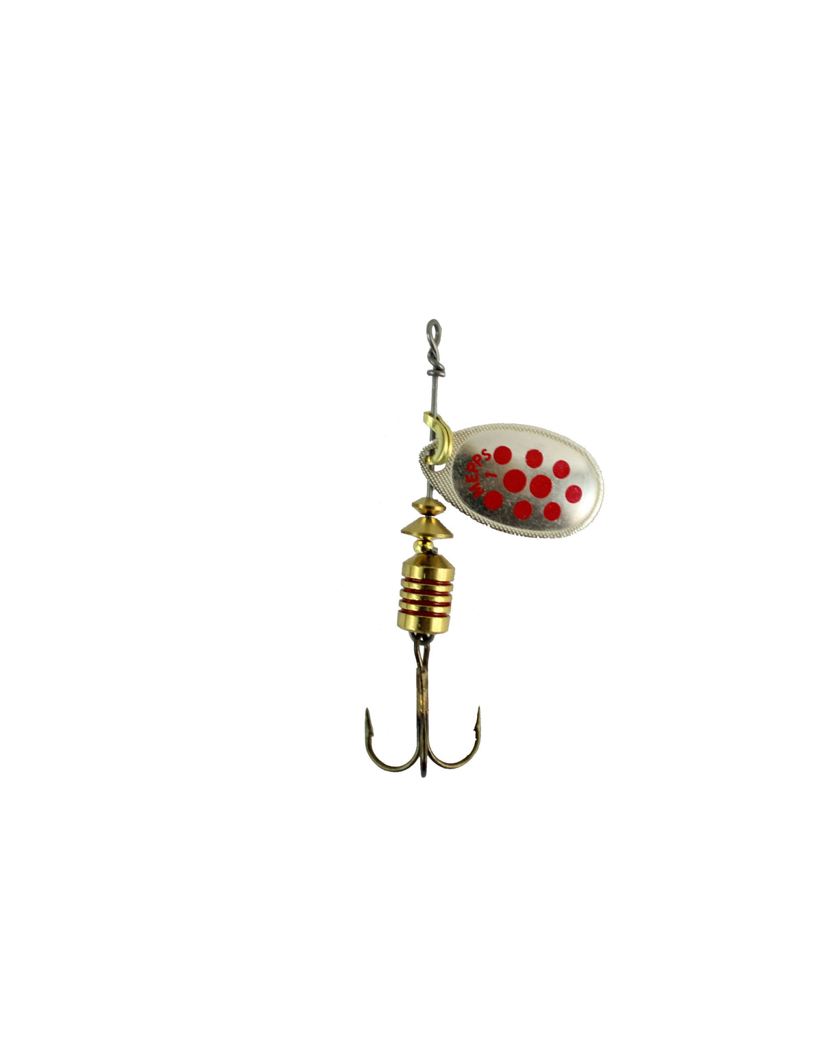 Mepps Aglia Decroree Spinner - Silver/Red Dots