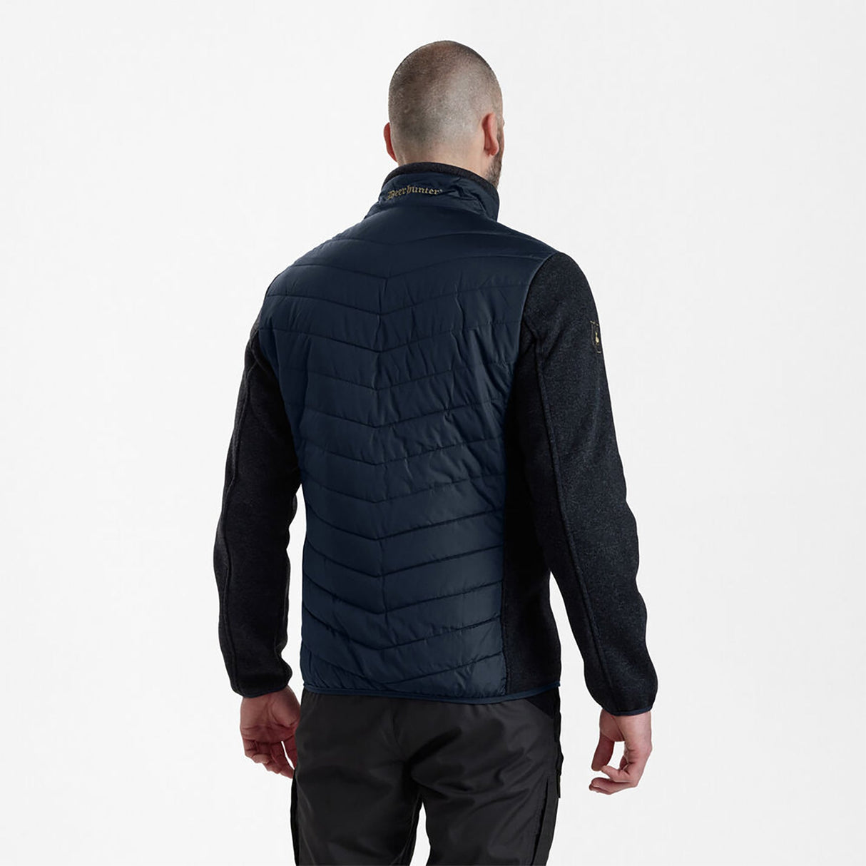 Deerhunter Moor Vatteret Jakke m. strik - Herre - Dark Blue