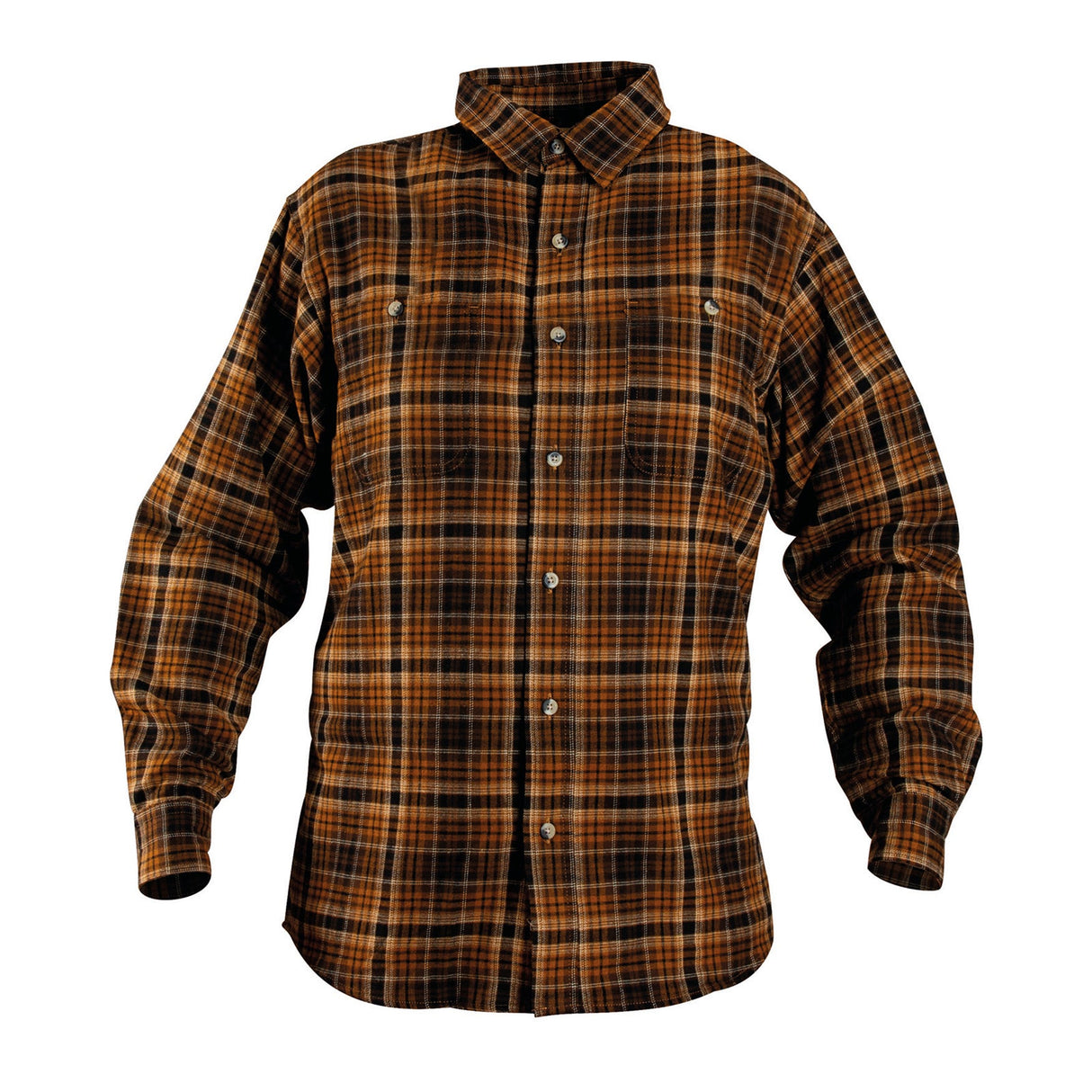 Nordhunt Nevada Flannel Skjorte - Herre - Tobacco/Black Check