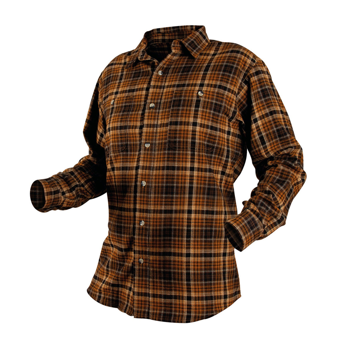 Nordhunt Nevada Flannel Skjorte - Herre - Tobacco/Black Check