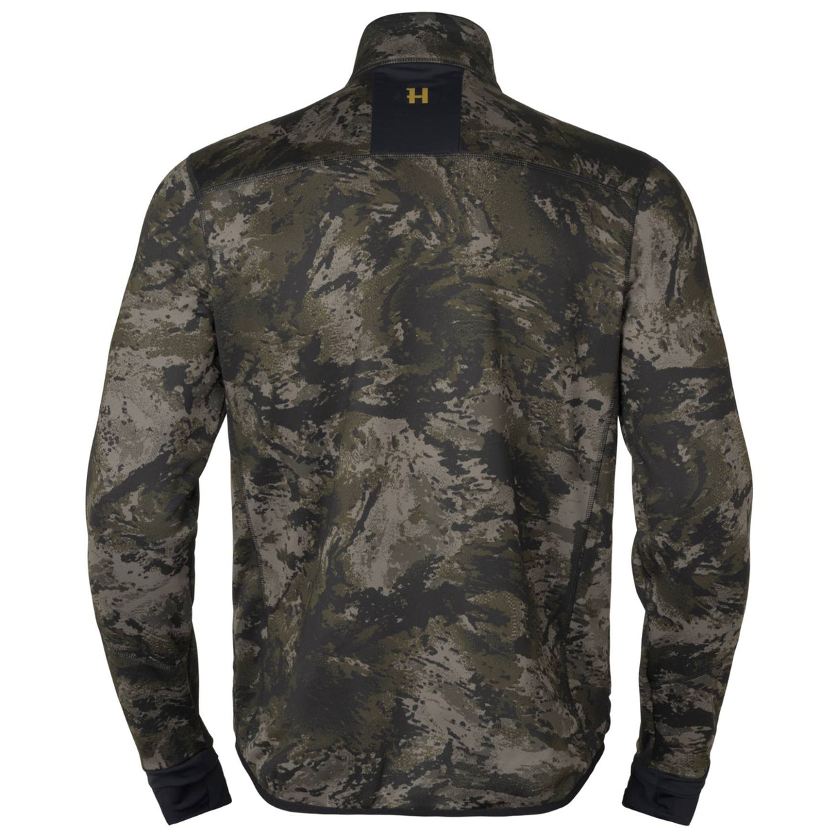 Härkila NOCTYX Camo Full Zip Fleece - Herre - Axis MSP Black