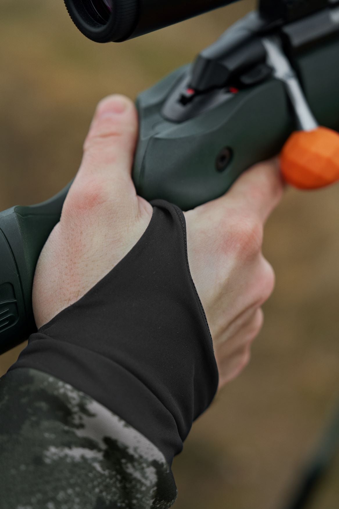 Härkila NOCTYX Camo Full Zip Fleece - Herre - Axis MSP Black