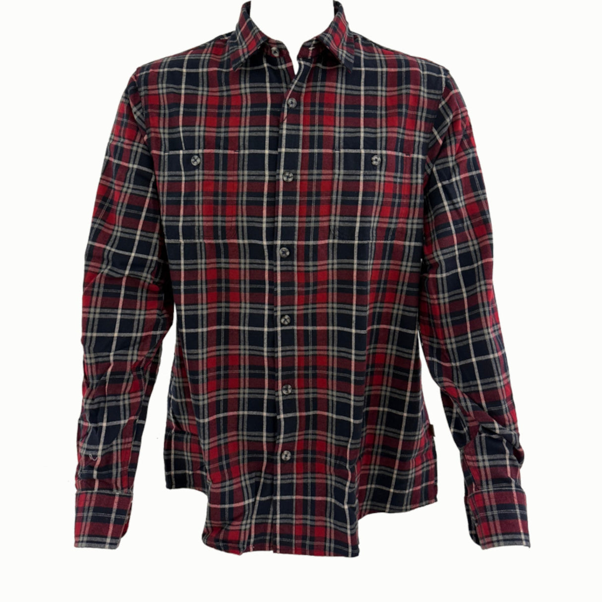 Nordhunt Nebraska Flannelskjorte - Herre - Red/Navy Check