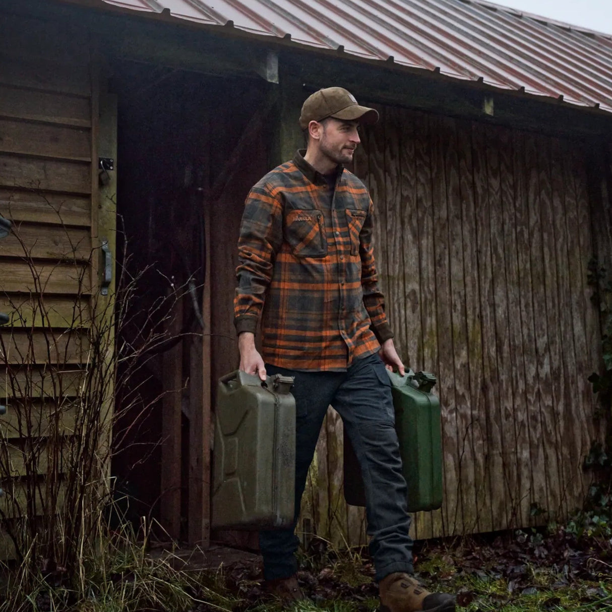 Härkila Pajala Skjorte - Herre - Bombay Brown