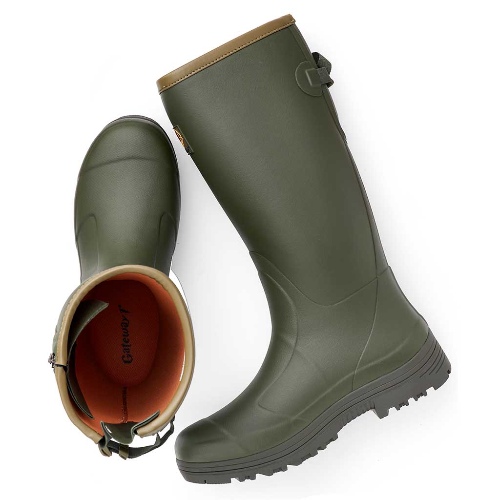 Gateway 1 Pheasant Game 18" 5mm side-zip Gummistøvle - Herre - Dark Olive