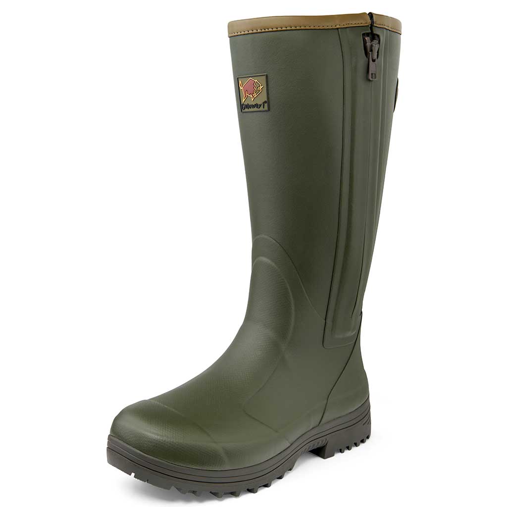 Gateway 1 Pheasant Game 18" 5mm side-zip Gummistøvle - Herre - Dark Olive