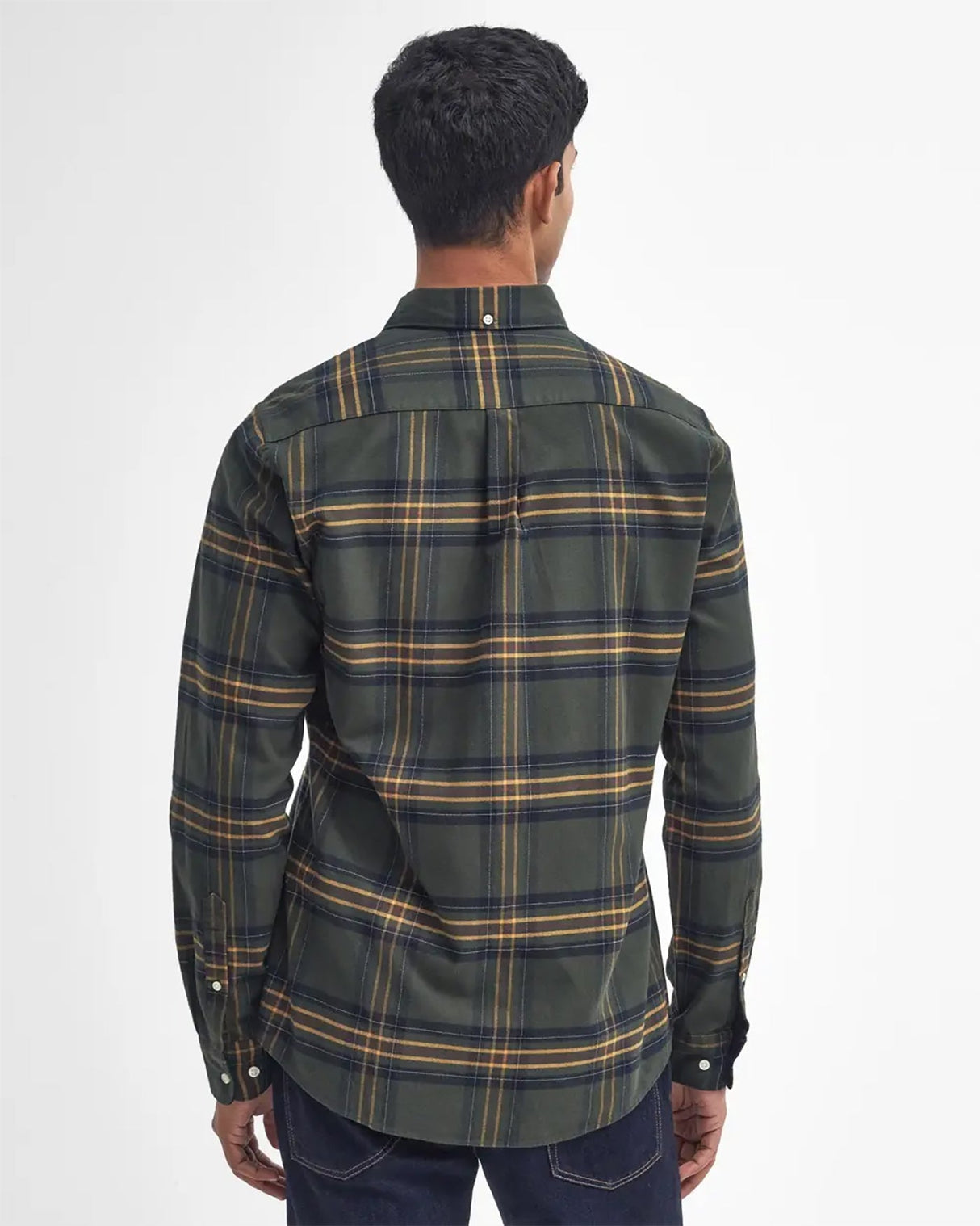 Barbour Portdown Tailored Checked Shirt - Herre - Olive