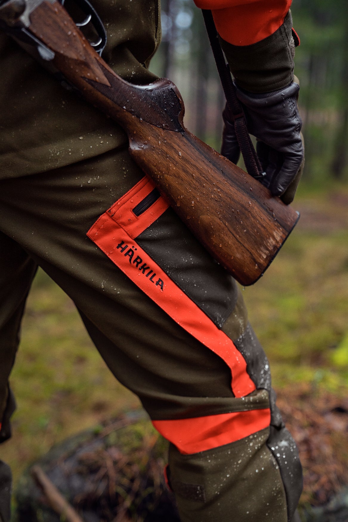 Härkila Pro Hunter Dog Keeper GTX Bukser - Herre - Willow Green/Orange