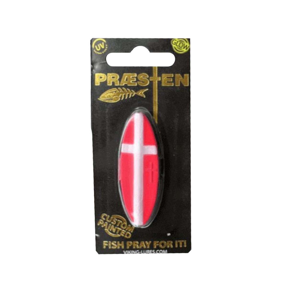 Præsten Mini Gennemløber - 3,5g - Red/White Cross