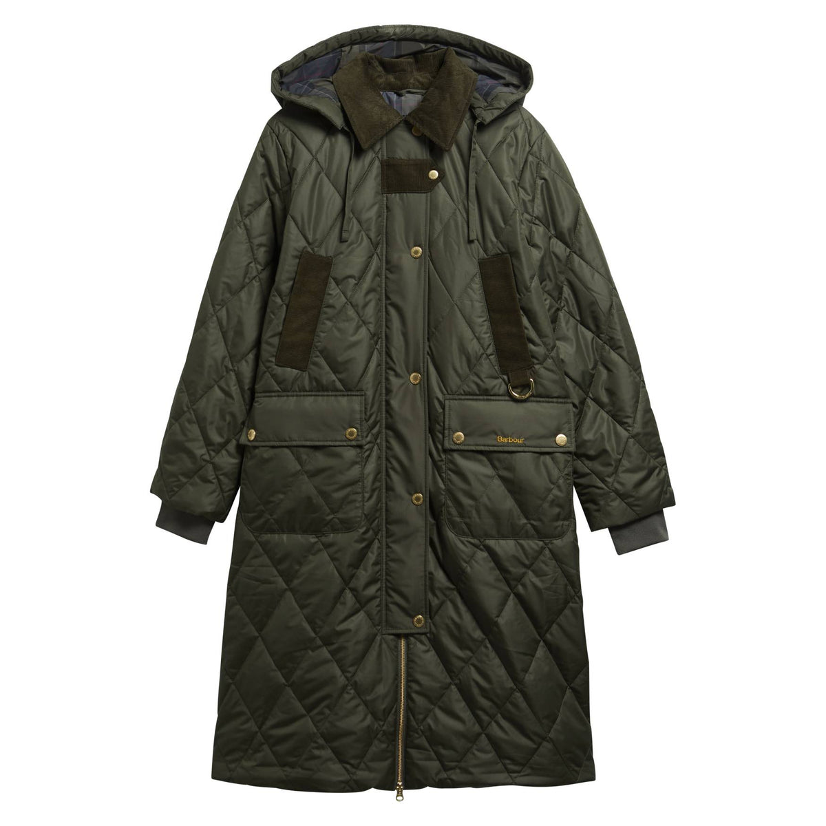 Barbour Rudson Quilted Jakke - Dame - Olive/Shadow