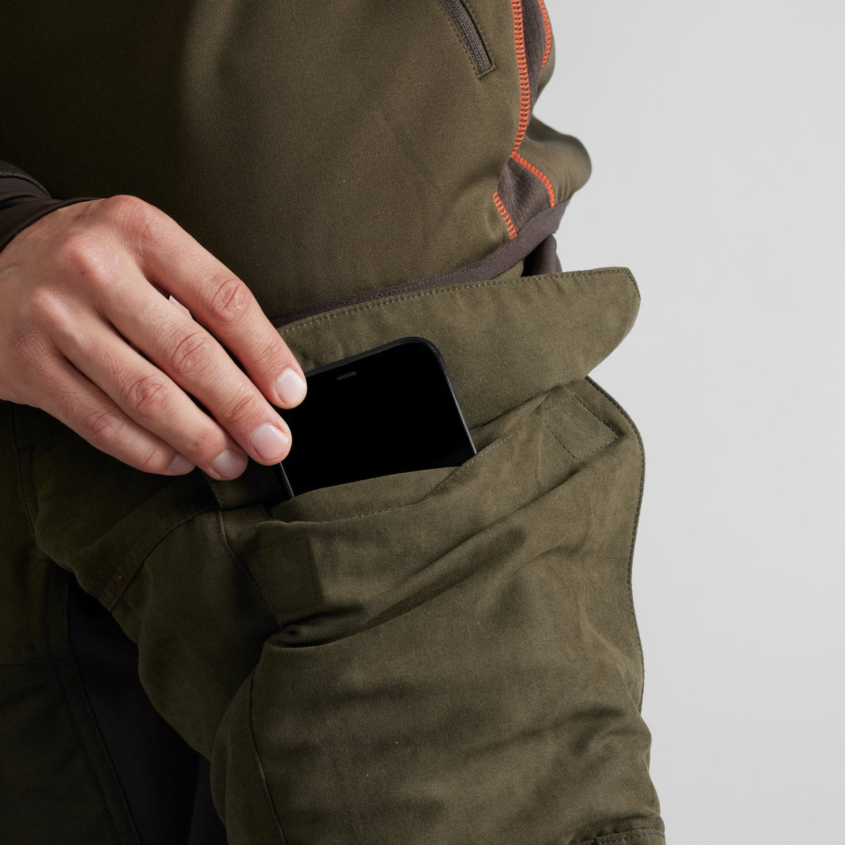 Härkila Scandinavian Bukser - Herre - Willow Green/Deep Brown 32"