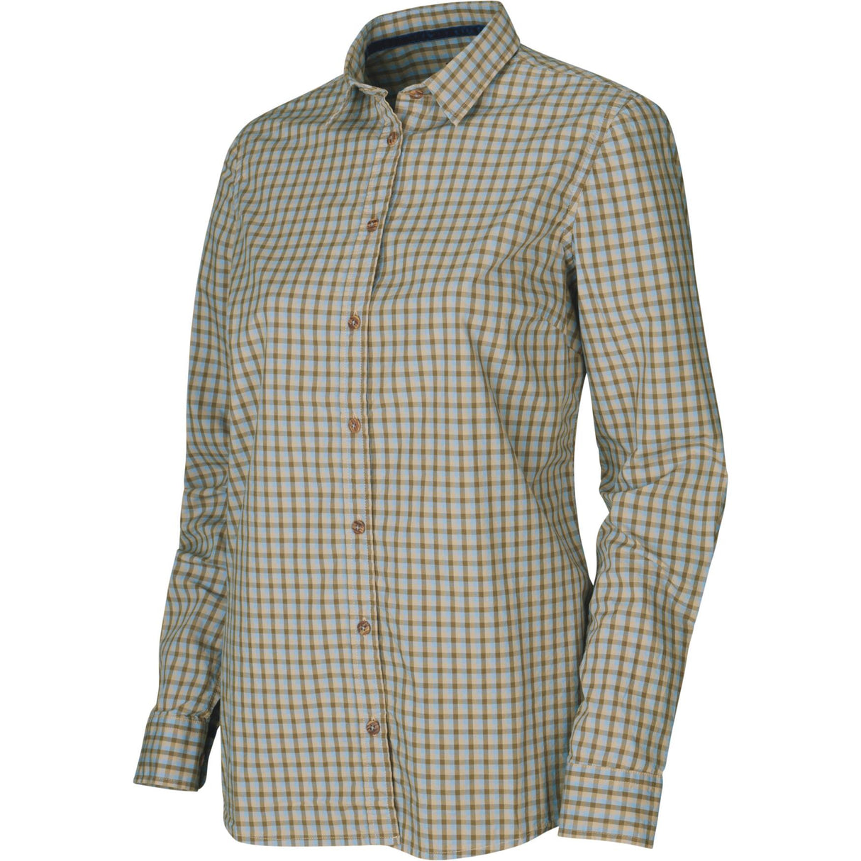 Härkila Selja Lady L/S Check Skjorte - Dame - Heritage Blue Check