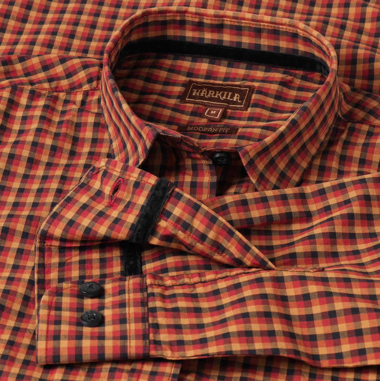 Härkila Selja Lady L/S Check Skjorte - Dame - Red/Black Check