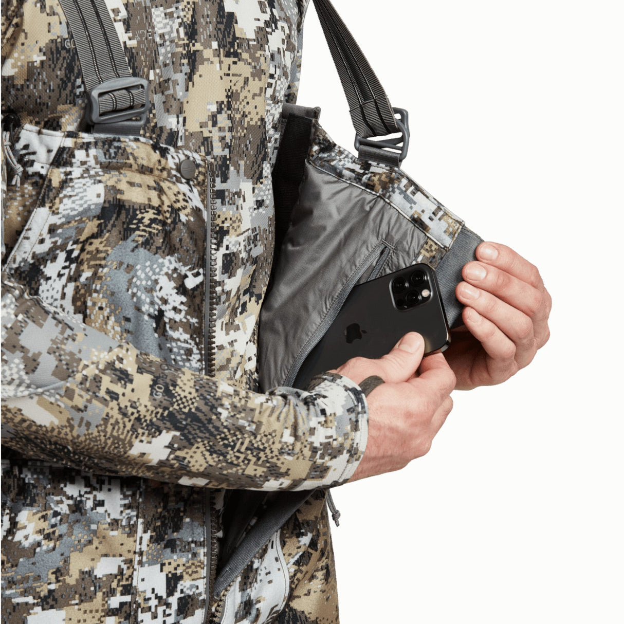 Sitka Incinerator Bib Overall - Herre - Optifade Elevated II