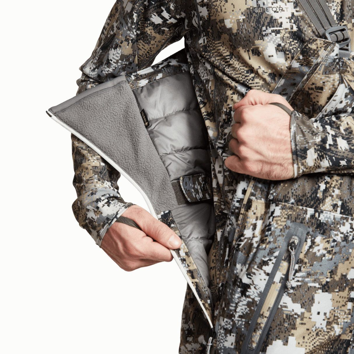 Sitka Incinerator Bib Overall - Herre - Optifade Elevated II