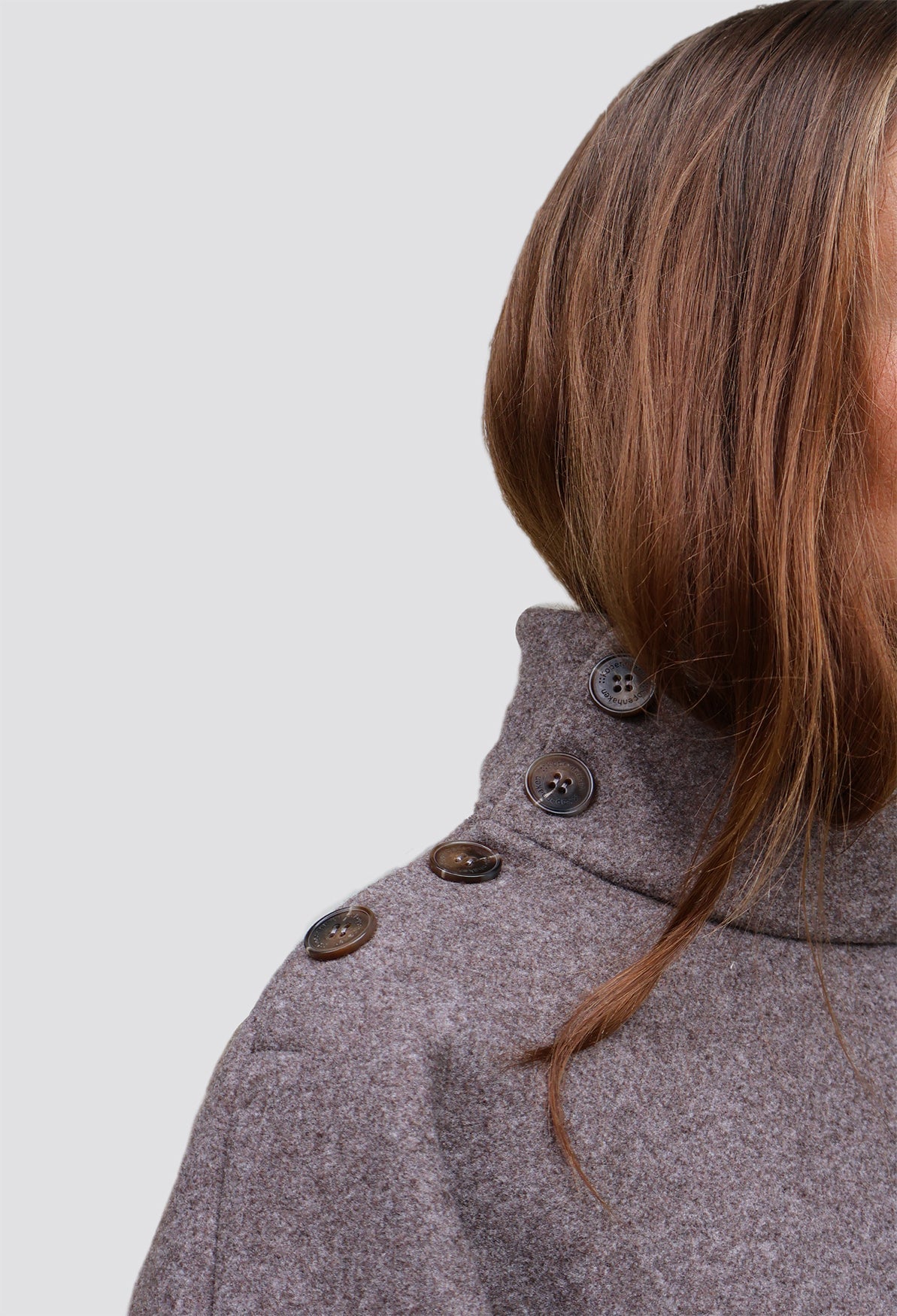 Kopenhaken Skye Poncho - Dame - Earth Brown