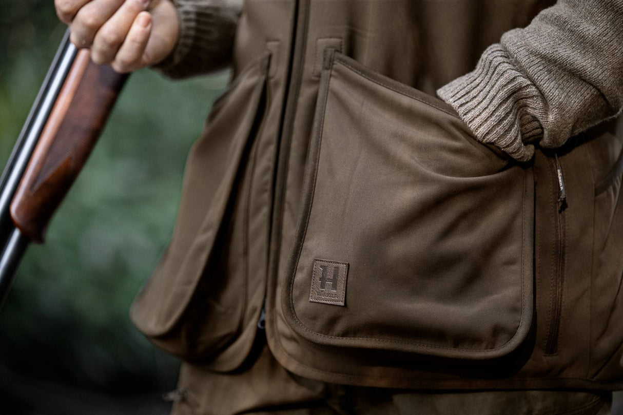 Härkila Skye Skydevest Waistcoat Herre - Willow Green/Shadow Brown