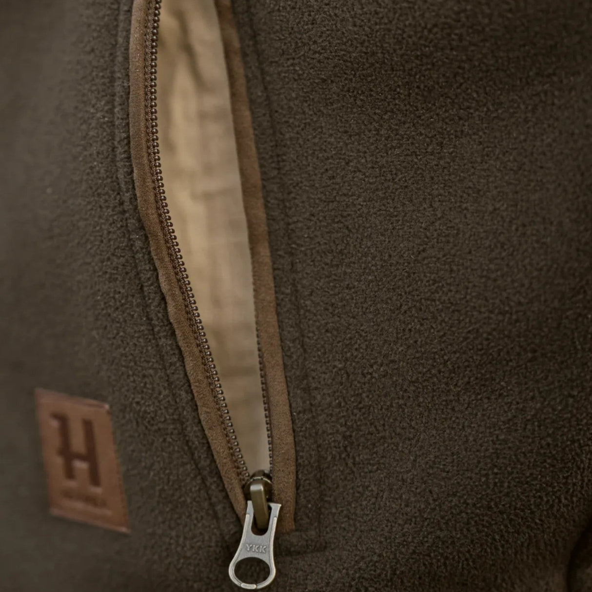 Härkila Sandhem Sherpa Fleecejakke - Herre - Willow Green