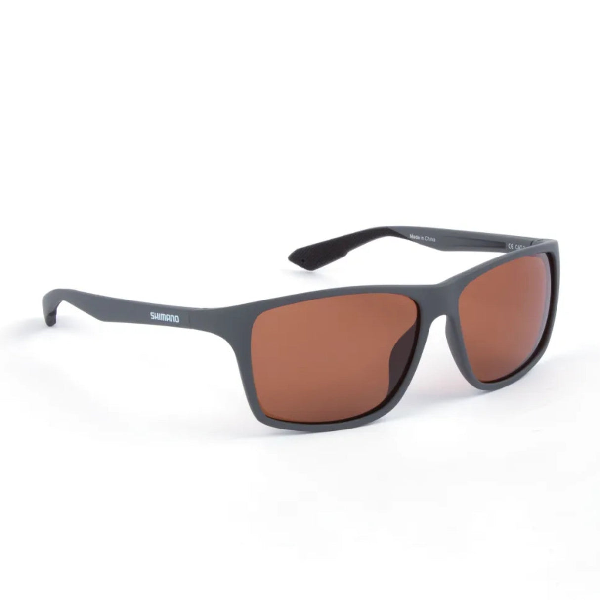 Shimano Technium Solbrille - Matte Dark Grey/Copper