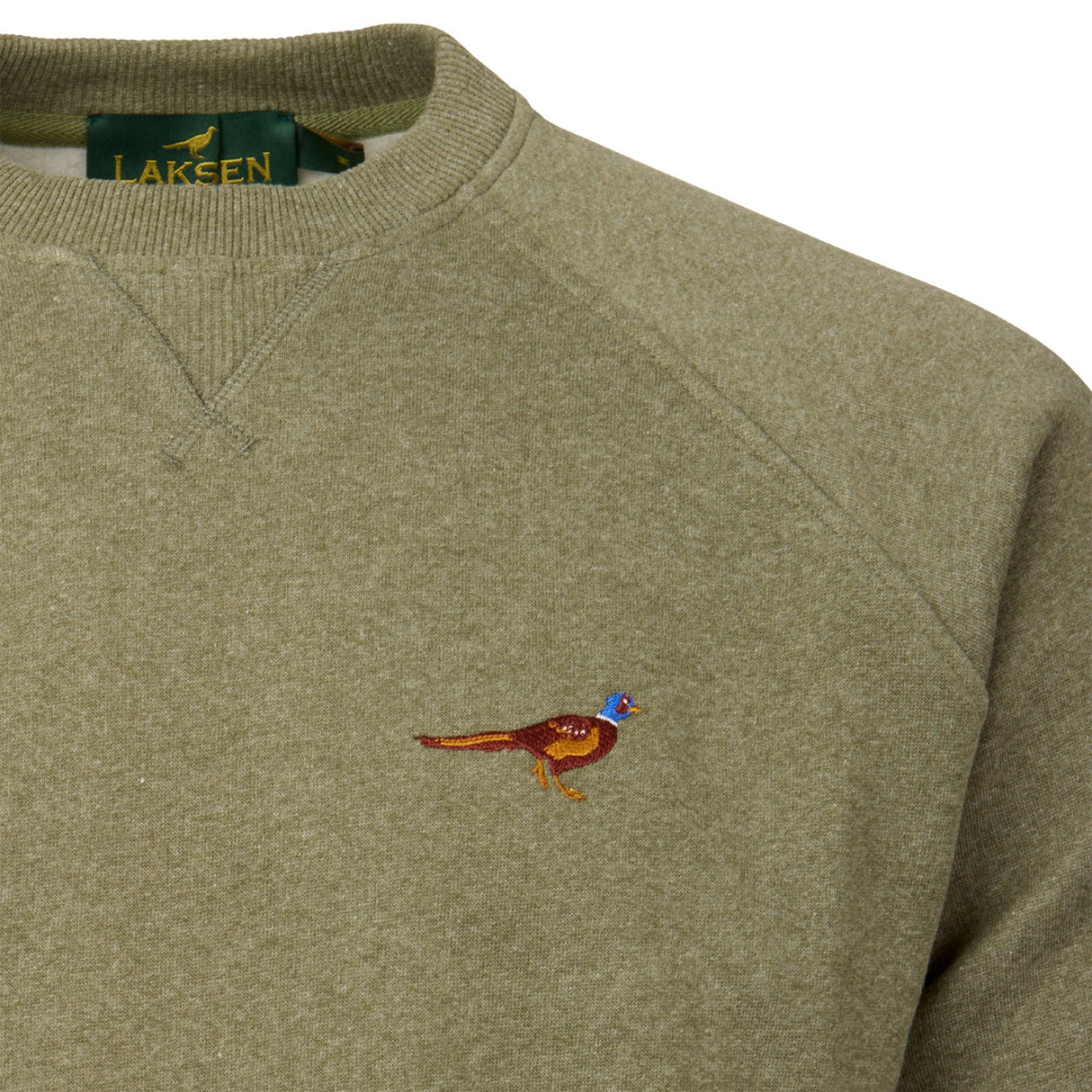 Laksen True Pheasant Logo Sweatshirt - Herre - Olive