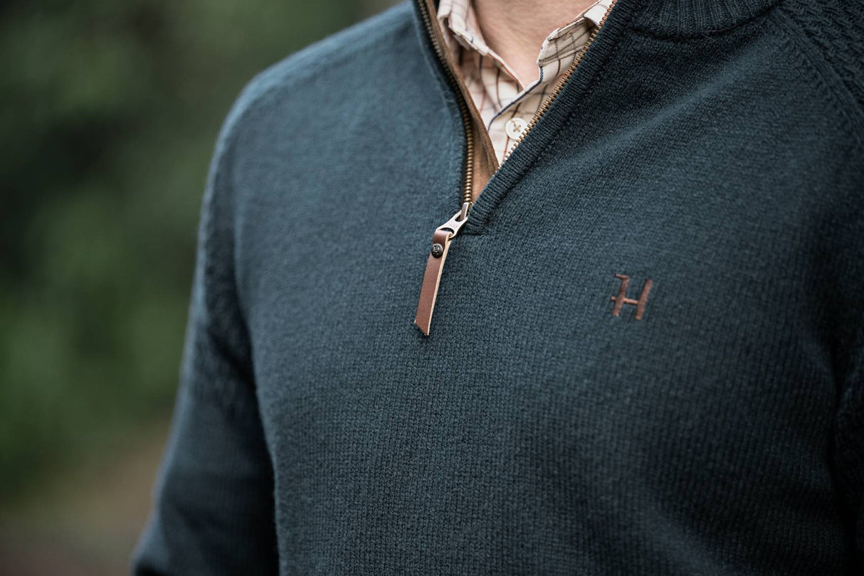 Härkila Vincent Merino Half Zip Pullover Herre - Dark Navy
