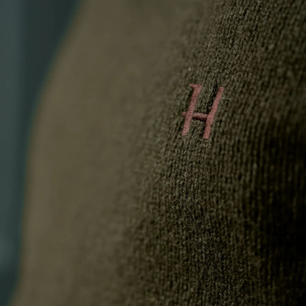 Härkila Vincent Merino V-Neck Pullover - Herre - Rosin