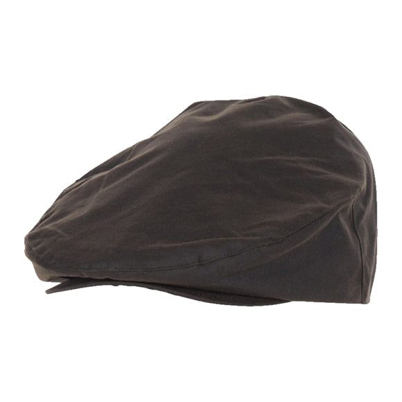 Barbour Wax Flat Cap - Herre - Olive