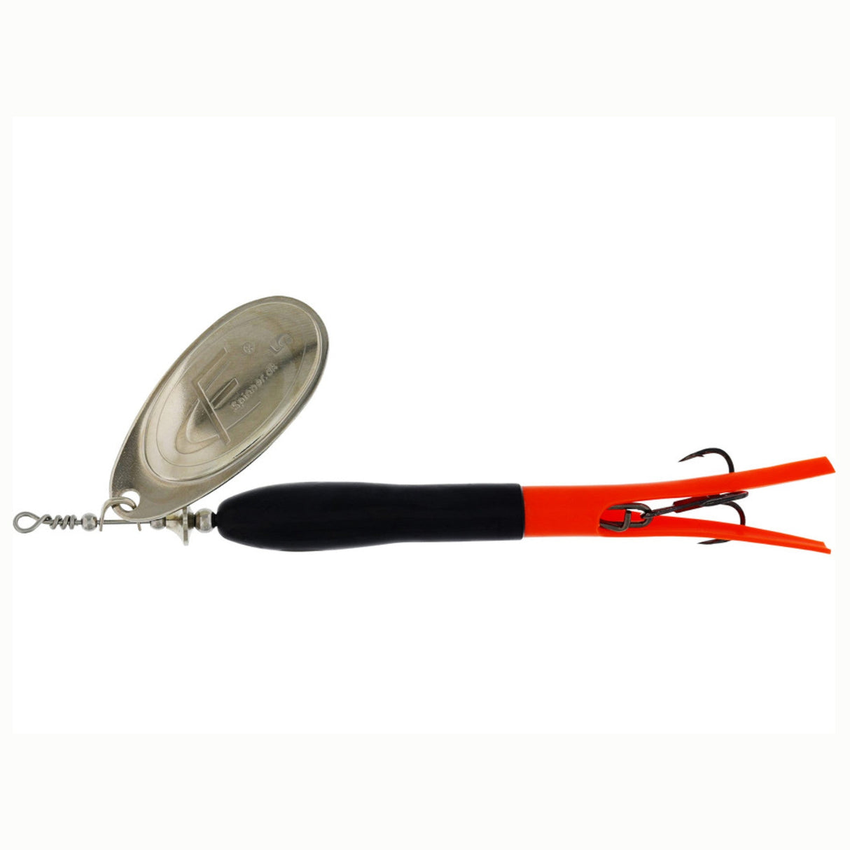 Westin FC-Spinner UpStream Black/Flou Orange Silver Blade
