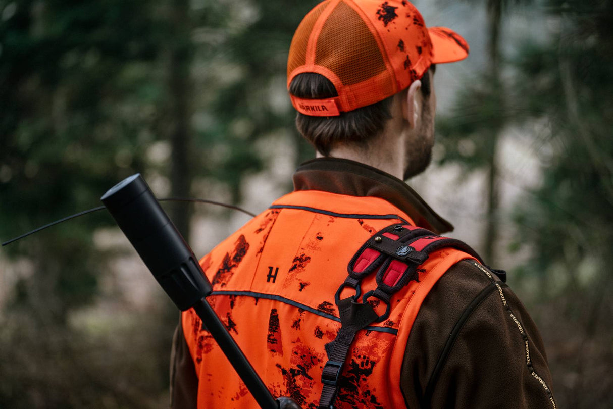 Härkila Wildboar Pro Blaze Camo Waistcoat Herre - AXIS MSP®CE Orange