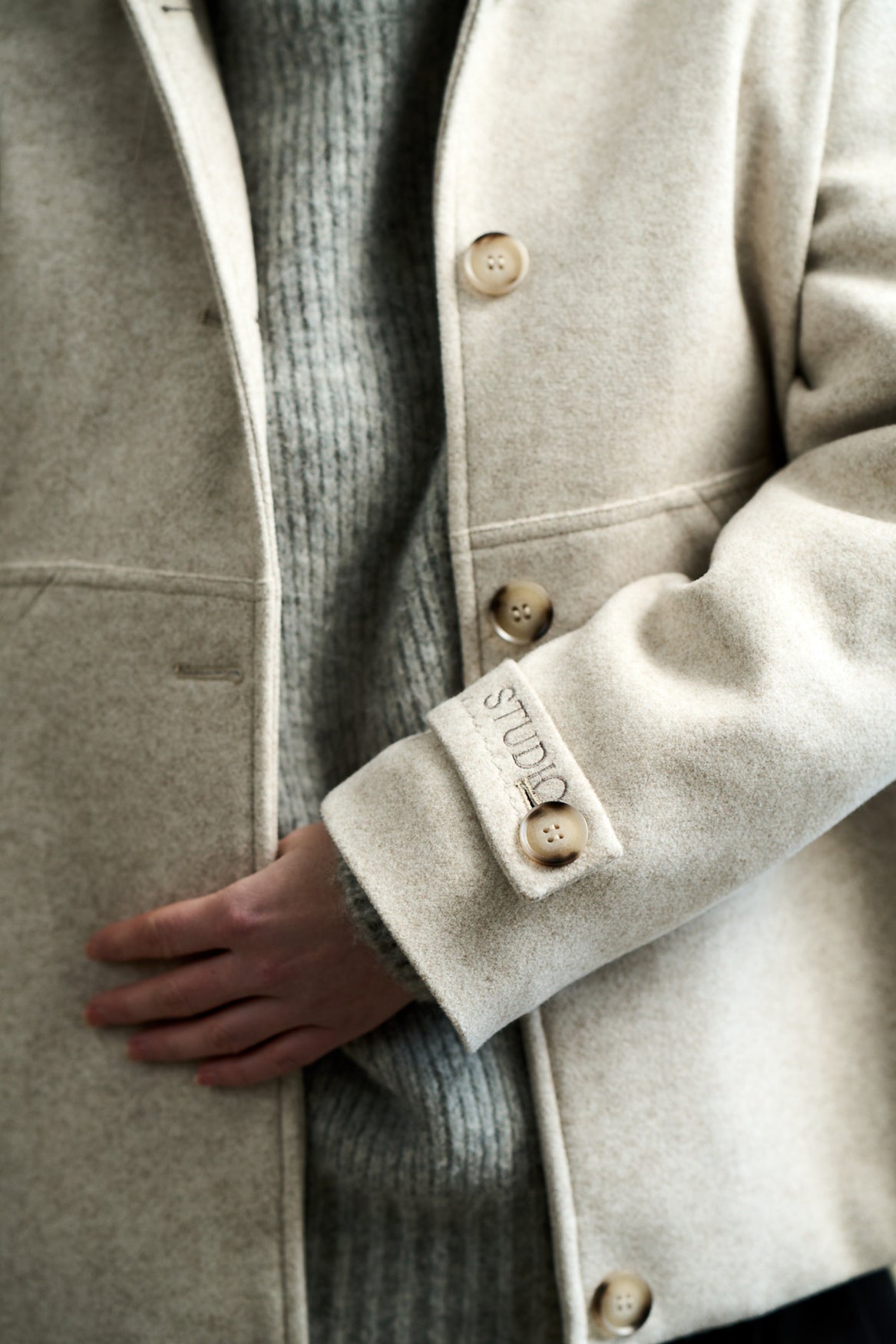 Kopenhaken Wooli Studio Jakke - Dame - Oat