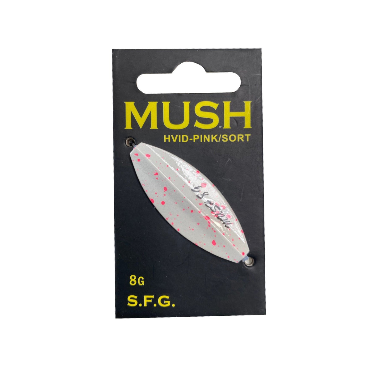 MUSH Gennemløbsblink - Hvid-Pink/Sort