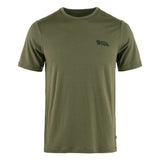 Fjällräven Abisko Wool Logo SS M T-Shirt - Herre - Laurel Green