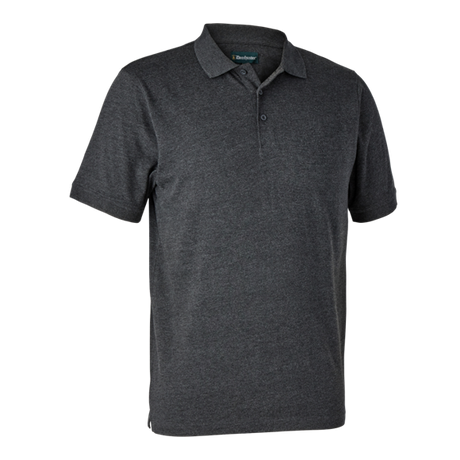Deerhunter Gunnar Poloshirt - Herre - Dark Grey melange
