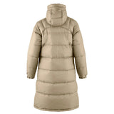 Fjällräven Expedition Long Down Parka W Dunfrakke - Dame - Fossil