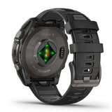 Garmin Fenix 8 Sapphire Smartwatch - AMOLED - 47 mm - Carbon Grey Titanium/Black/Pebble Grey