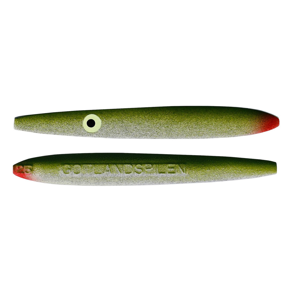 OG Lures Gotlandspilen Gennemløbsblink - Crystal Olive