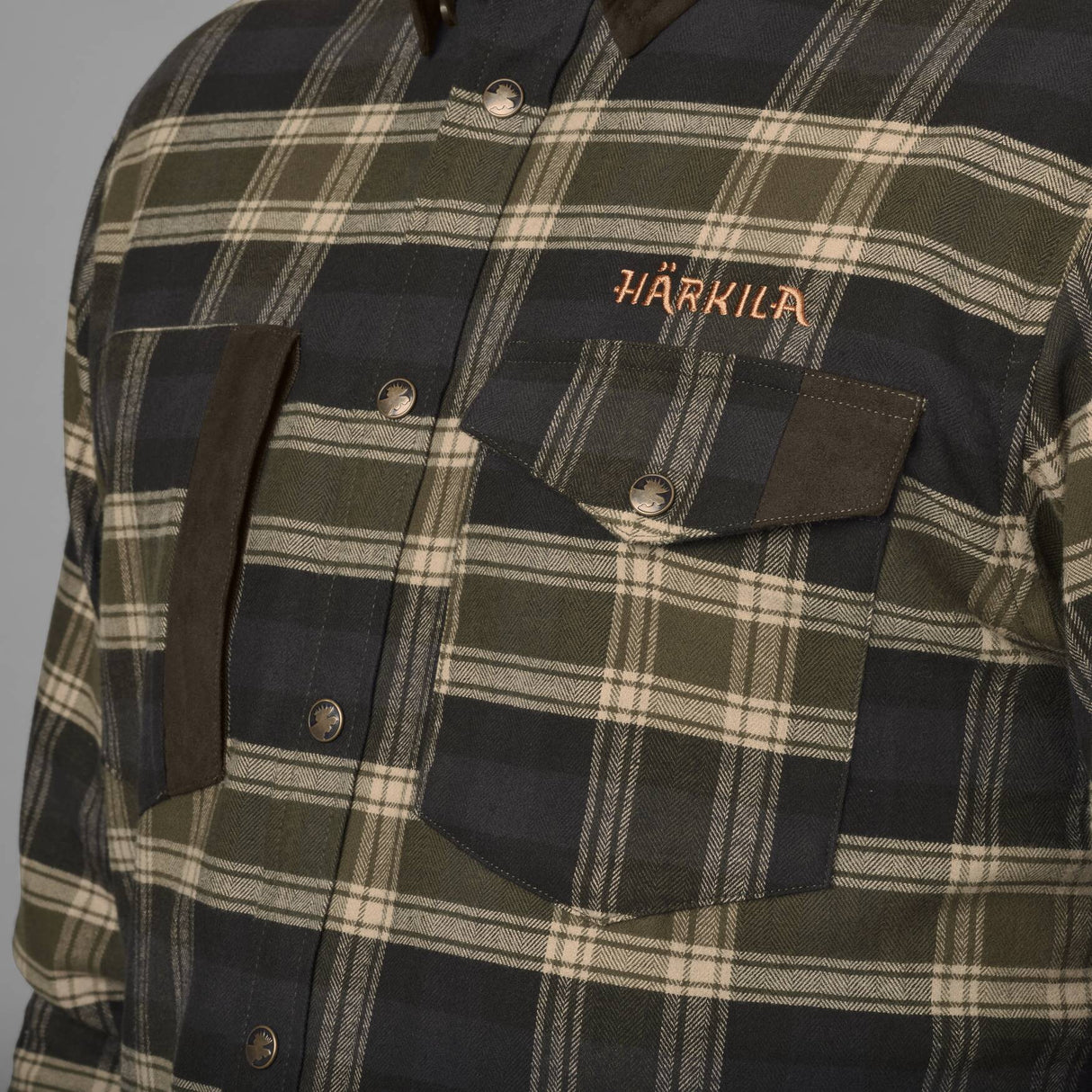 Härkila Aivak L/S skjorte - Herre - Olive